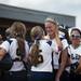 Saline teammates celebrate with pitcher Kristina Zalewski after ending an inning of the game against Allen Park on Saturday, June 8. Daniel Brenner I AnnArbor.com